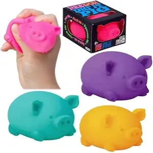 NeeDoh Dig- It Pig  Squishy Balls  3 Pack
