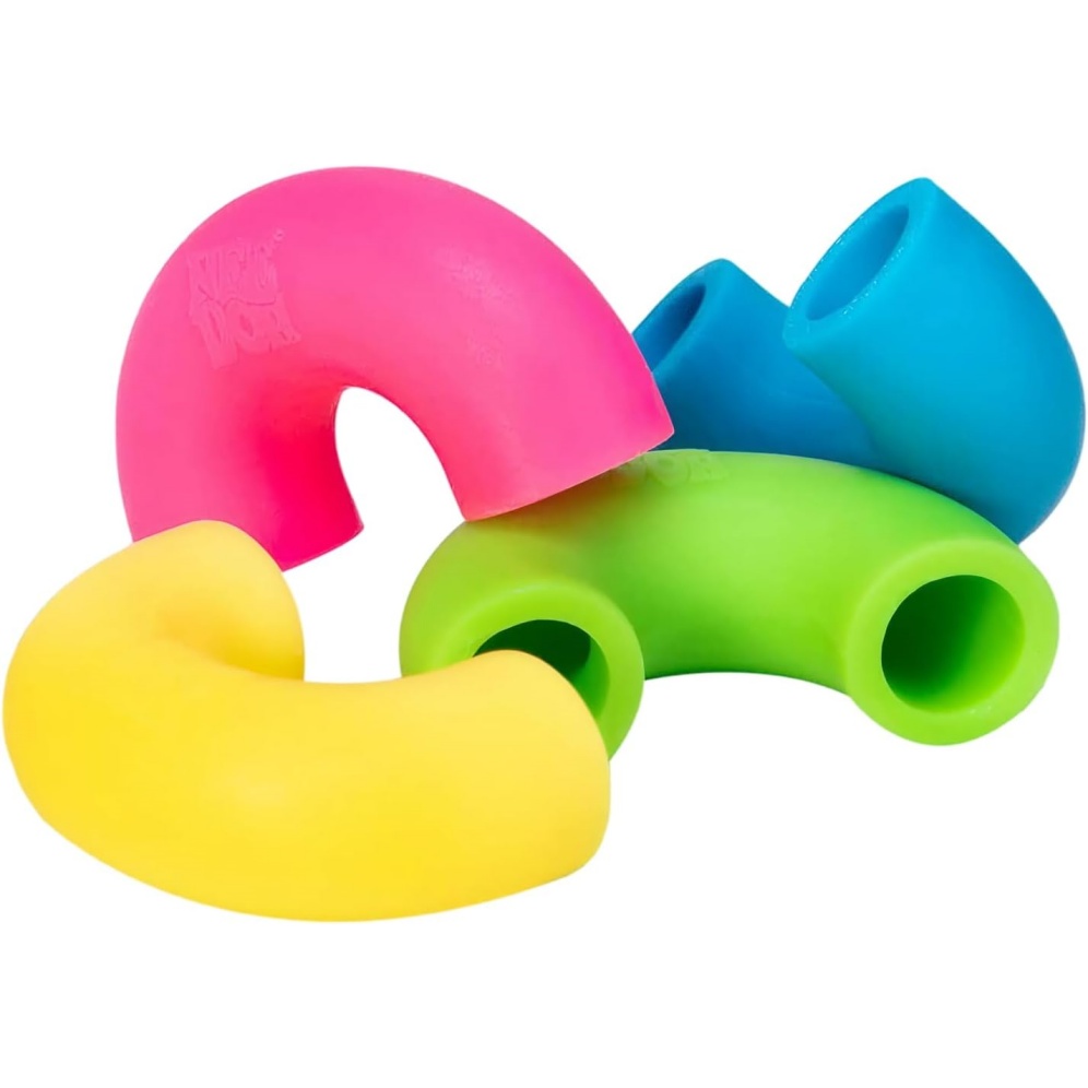 NeeDoh Mac  Squeeze  4 Squishy Noodles Assorted