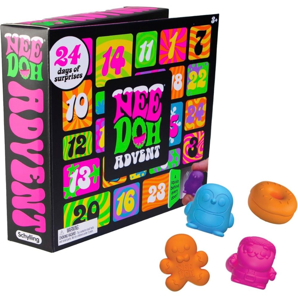 NeeDoh Squishmas Advent Calendar  24 Mini Toys